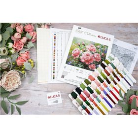 Luca-S Embroidery kit The Roses Garden