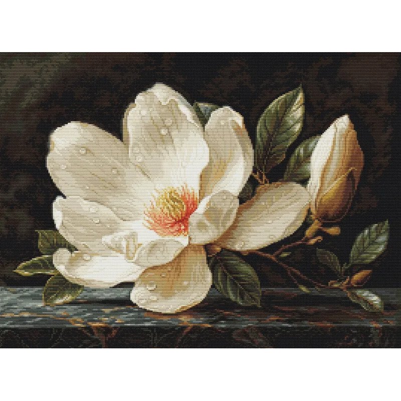 Kit de broderie La Rosée du Magnolia Kit de broderie La Rosée du Magnolia
