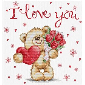Luca-S Embroidery kit I Love You