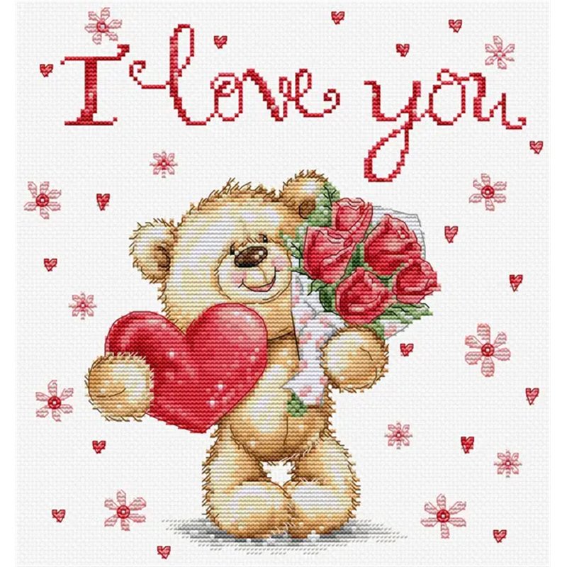 Stickset Ich liebe dich Stickset Ich liebe dich