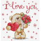 Kit de broderie Je T'aime Kit de broderie Je T'aime