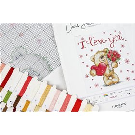 Luca-S Embroidery kit I Love You