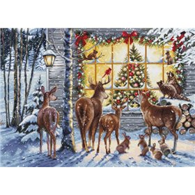 Luca-S Embroidery kit Nosy Neighbours