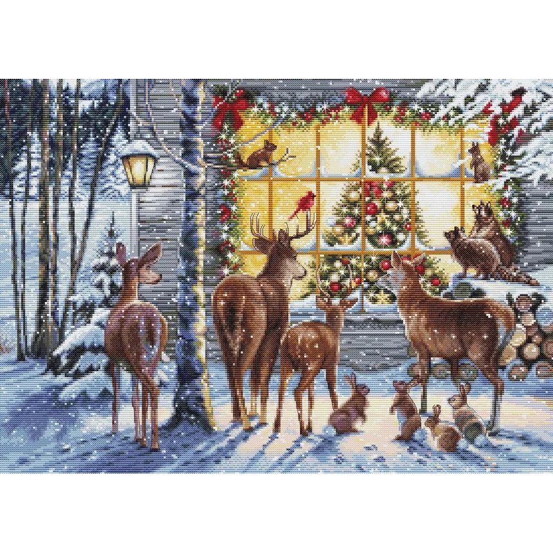 Embroidery kit Nosy Neighbours Embroidery kit Nosy Neighbours