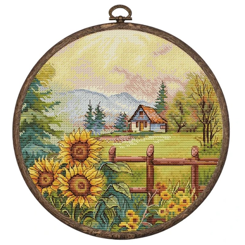 Embroidery kit The House on the Hilltop Embroidery kit The House on the Hilltop