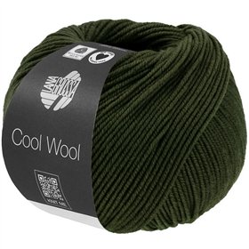 Cool Wool Mélange Lodengrün meliert 1495