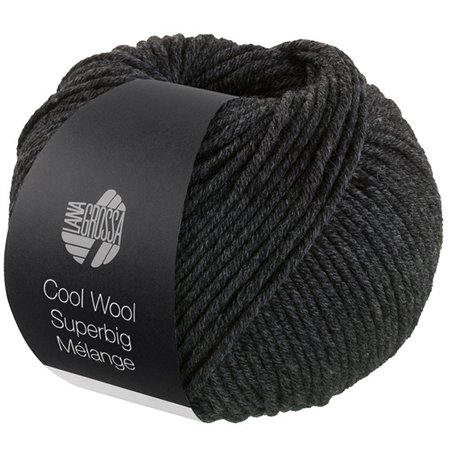 Cool Wool Superbig Mélange Dunkelgrau meliert 218