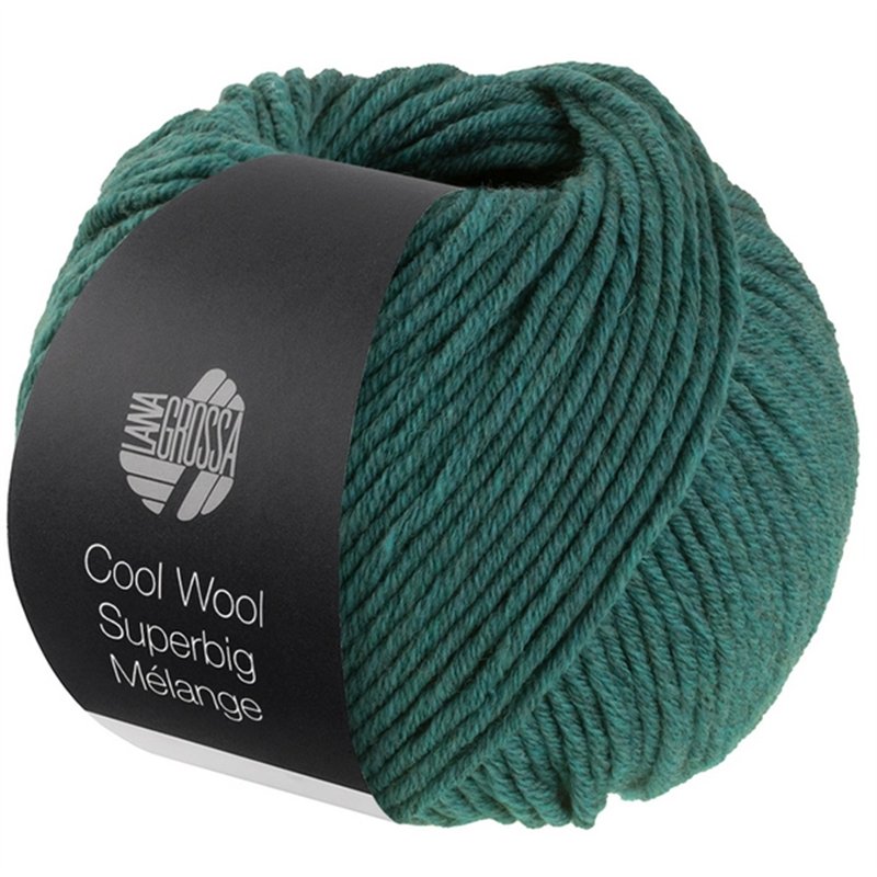 Cool Wool Superbig Mélange Dunkelgrün 210 Cool Wool Superbig Mélange Dunkelgrün 210