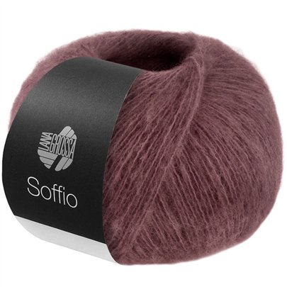 Lana Grossa Soffio 035 bordeauxrood