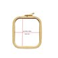 Stickrahmen Nurge 9,5 x 11 cm Kaffeebraun Stickrahmen Nurge 9,5 x 11 cm Kaffeebraun