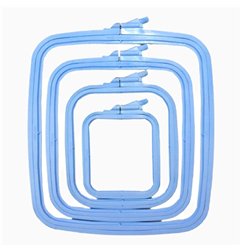 Borduurring Nurge 14,5 x 16,5 cm pastelblauw
