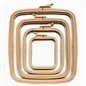 Tambour à broder Nurge 14,5 x 16,5 cm Café Brun Tambour à broder Nurge 14,5 x 16,5 cm Café Brun