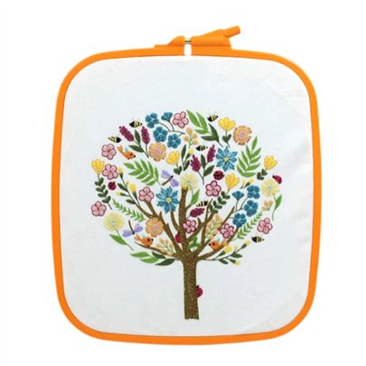 Borduurring Nurge 25 x 28 cm pastelblauw