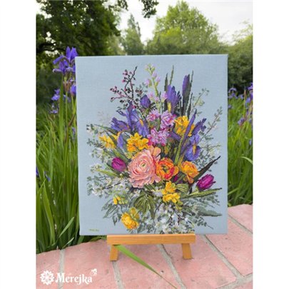 Kit de broderie L'éveil du jardin