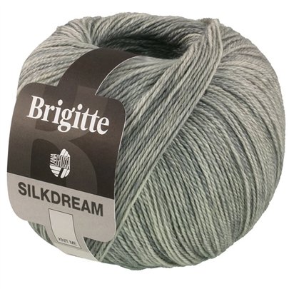 Lana Grossa Brigitte Silkdream 15 Grijs