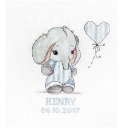 Luca-S Embroidery kit Baby boy