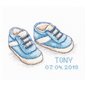 Embroidery kit Baby Shoes Embroidery kit Baby Shoes