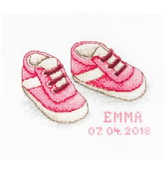 Luca-S Embroidery kit Baby Shoes 2