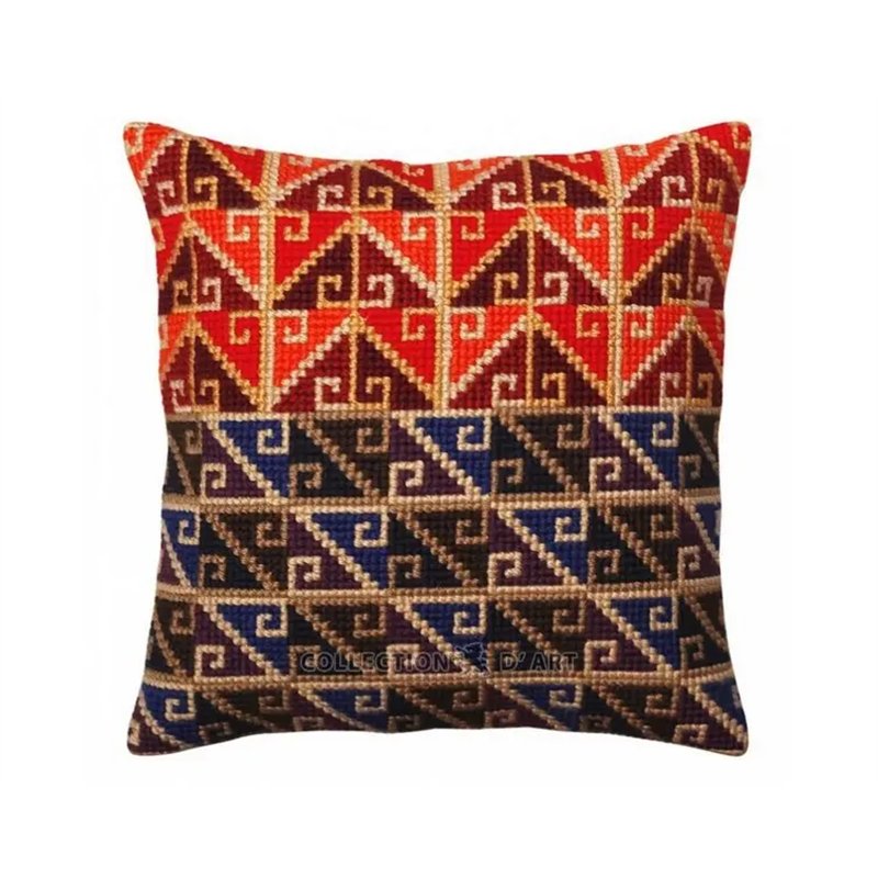 Borduurkussen Peruaans ornament 5371 Borduurkussen Peruaans ornament 5371