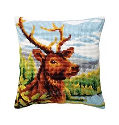 Stitch cushion kit By the mountain river 5441
