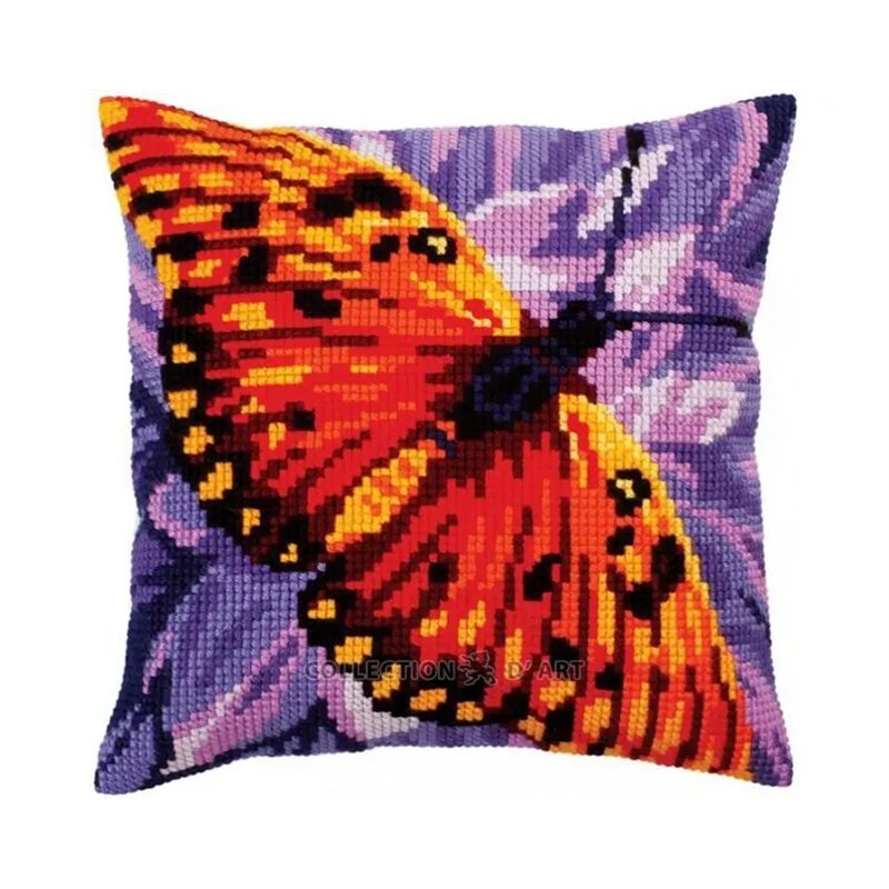 Coussin à broder Graphiques de papillons 5307 Coussin à broder Graphiques de papillons 5307