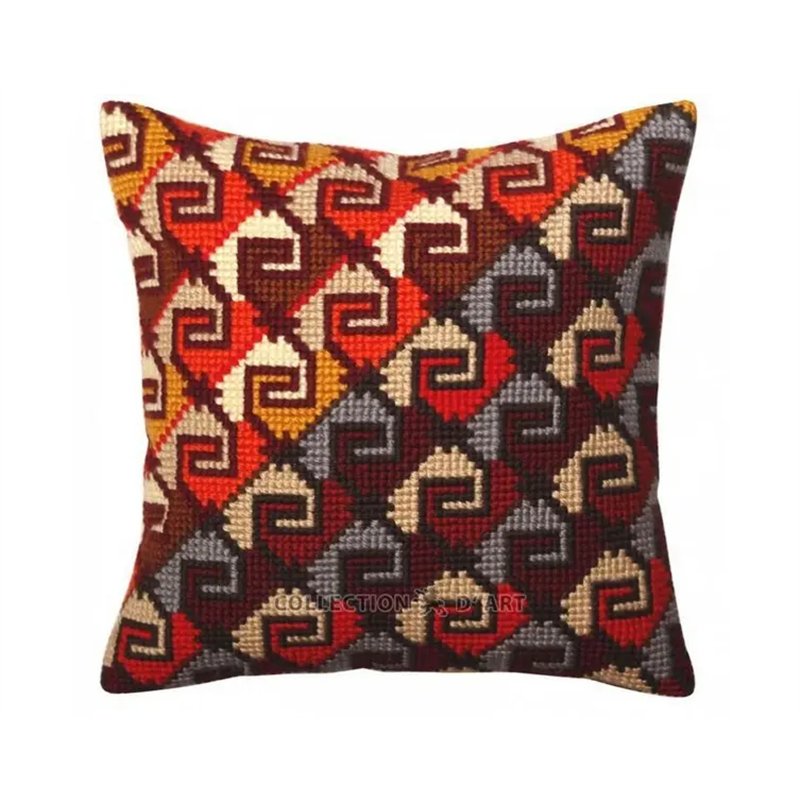 Borduurkussen Peruaans ornament 5368 Borduurkussen Peruaans ornament 5368