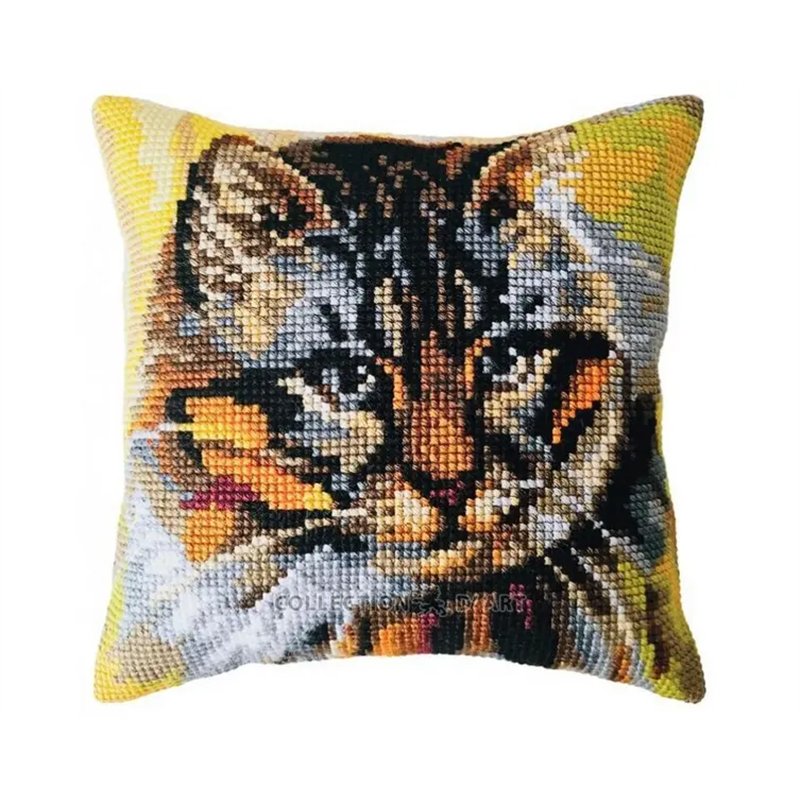 Coussin à broder Qui dirige la maison ? Chiot adoré 5481 Coussin à broder Qui dirige la maison ? Chiot adoré 5481
