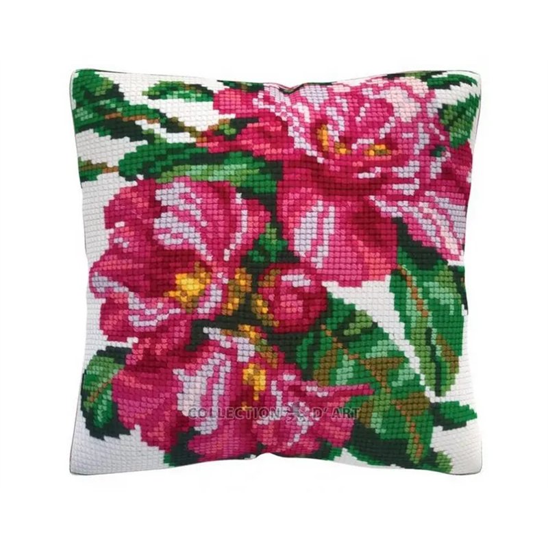 Coussin à broder Azalée 5488 Coussin à broder Azalée 5488