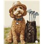 Borduurpakket De Meester Golfer Borduurpakket De Meester Golfer
