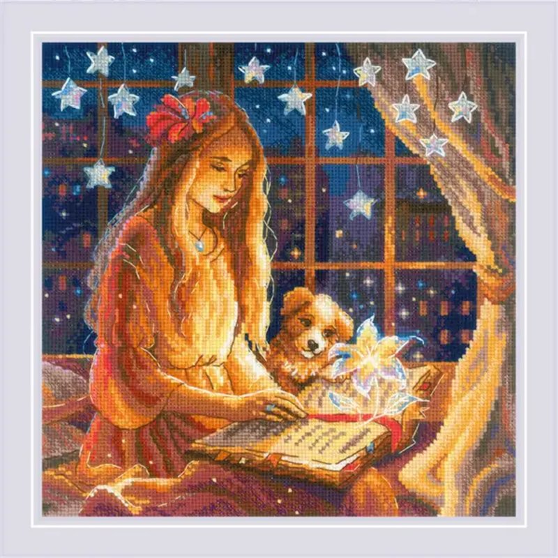 Kit de broderie Livre magique Kit de broderie Livre magique