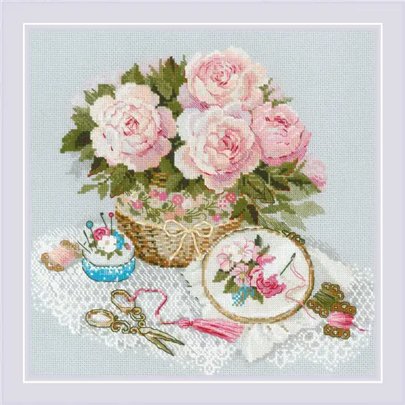 Riolis Embroidery kit Time for Stitching