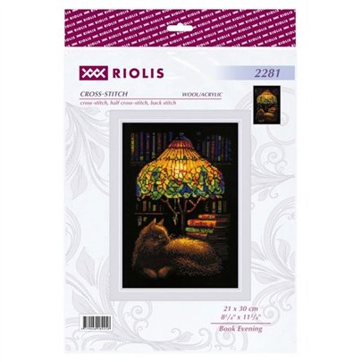 Embroidery kit Book Evening
