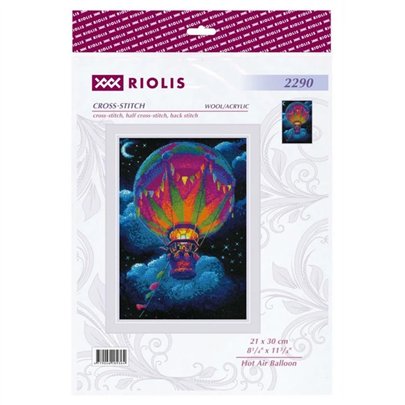 Embroidery kit Hot Air Balloon