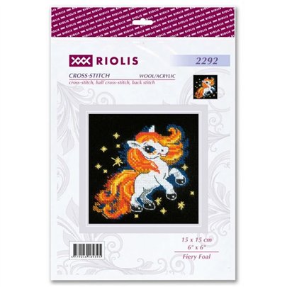 Embroidery kit Fiery Foal