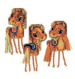 Riolis Kit de broderie Aimants à l'effigie de chevaux