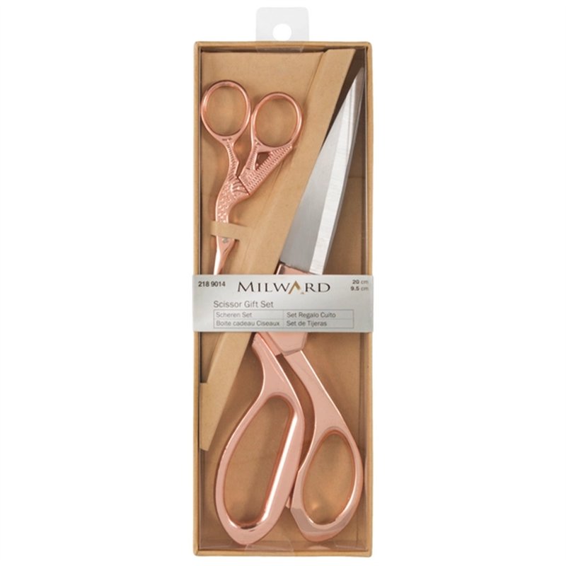 Coffret de ciseaux : Couture et Broderie : Cuivré