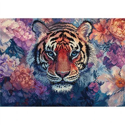 Embroidery kit Eyes of the wild