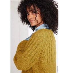 Top down raglansweater FJ70M38