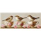 Embroidery kit Three Dainty Birds Embroidery kit Three Dainty Birds