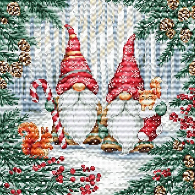 Kit de broderie Les amis de la forêt Kit de broderie Les amis de la forêt