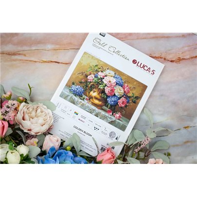 Embroidery kit Golden Bloom