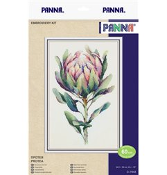 Borduurpakket Protea
