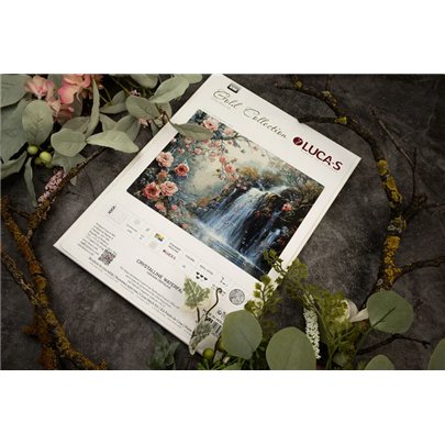 Embroidery kit Crystalline Waterfall