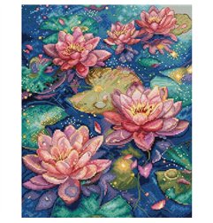 Kit de broderie Nénuphar