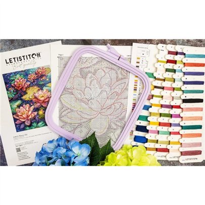 Embroidery kit Water Lily