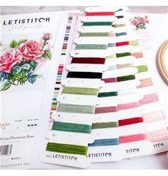 Embroidery kit Pink Bloom
