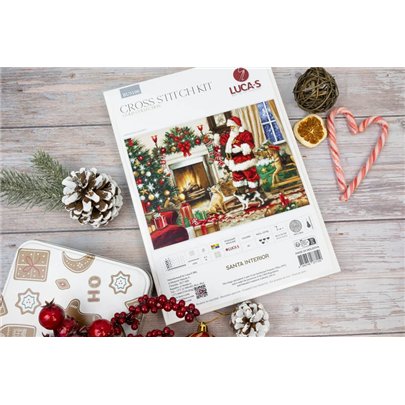 Embroidery kit Santa Interior