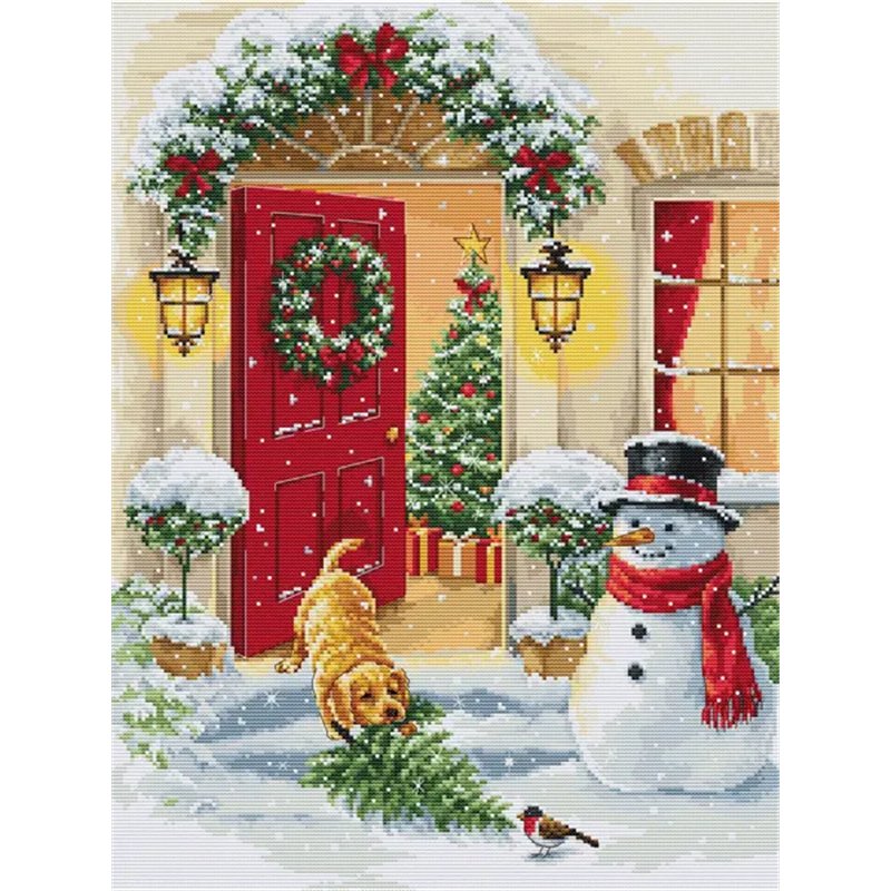 Kit de broderie Chiots Joy Kit de broderie Chiots Joy
