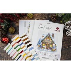 Borduurpakket De winkel van de Kerstman