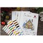 Embroidery kit Santa’S Shop Embroidery kit Santa’S Shop